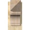 Ekena Millwork Merced Arts & Crafts Rough Sawn Outlooker, Douglas Fir, 6"W x 12"D x 12"H OUT06X12X12MRC03RDF - alternate 3